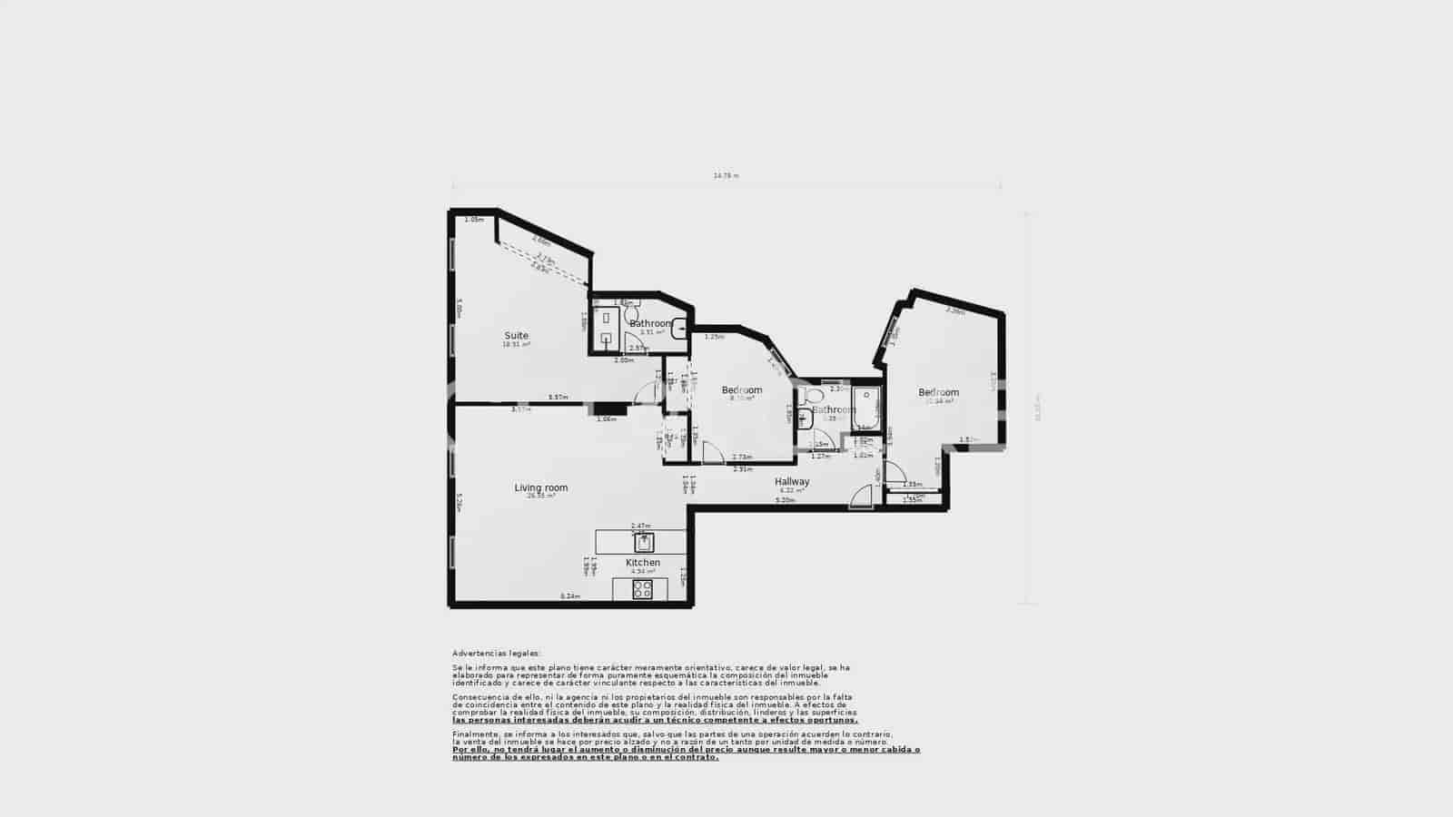 3 sovrum Lägenhet till salu i Valencia stad - 620 000 € (Ref: 9983959)