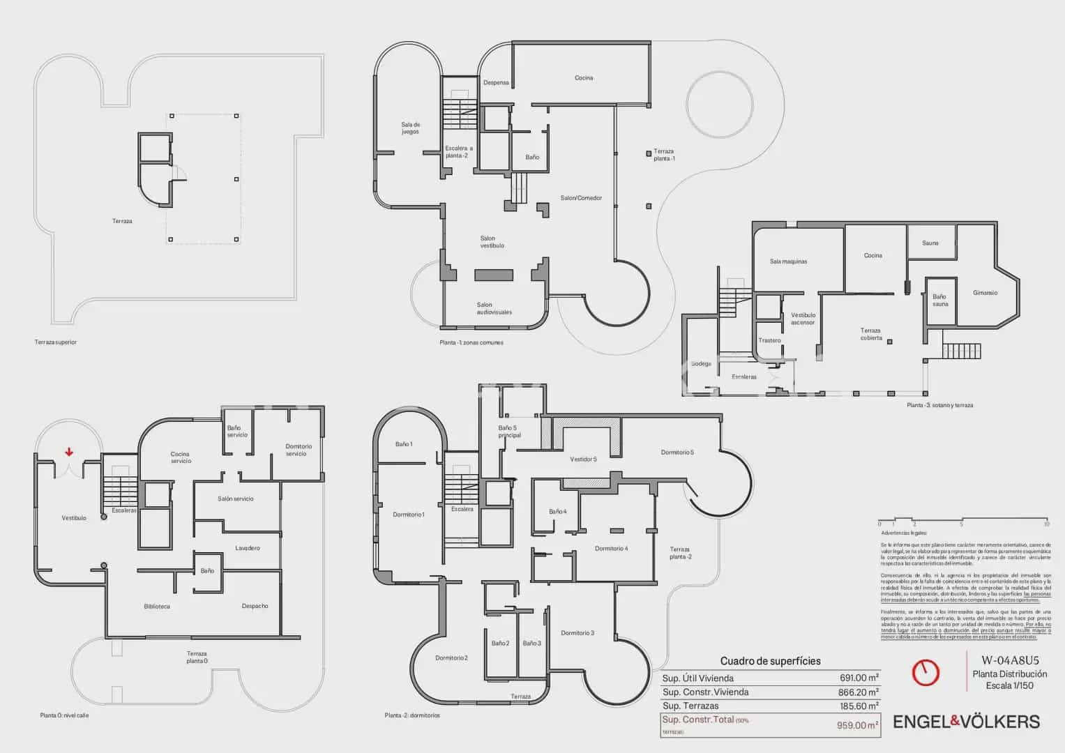 6 soverom Villa til salgs i Sagunto / Sagunt med svømmebasseng garasje - € 3 600 000 (Ref: 9984084)