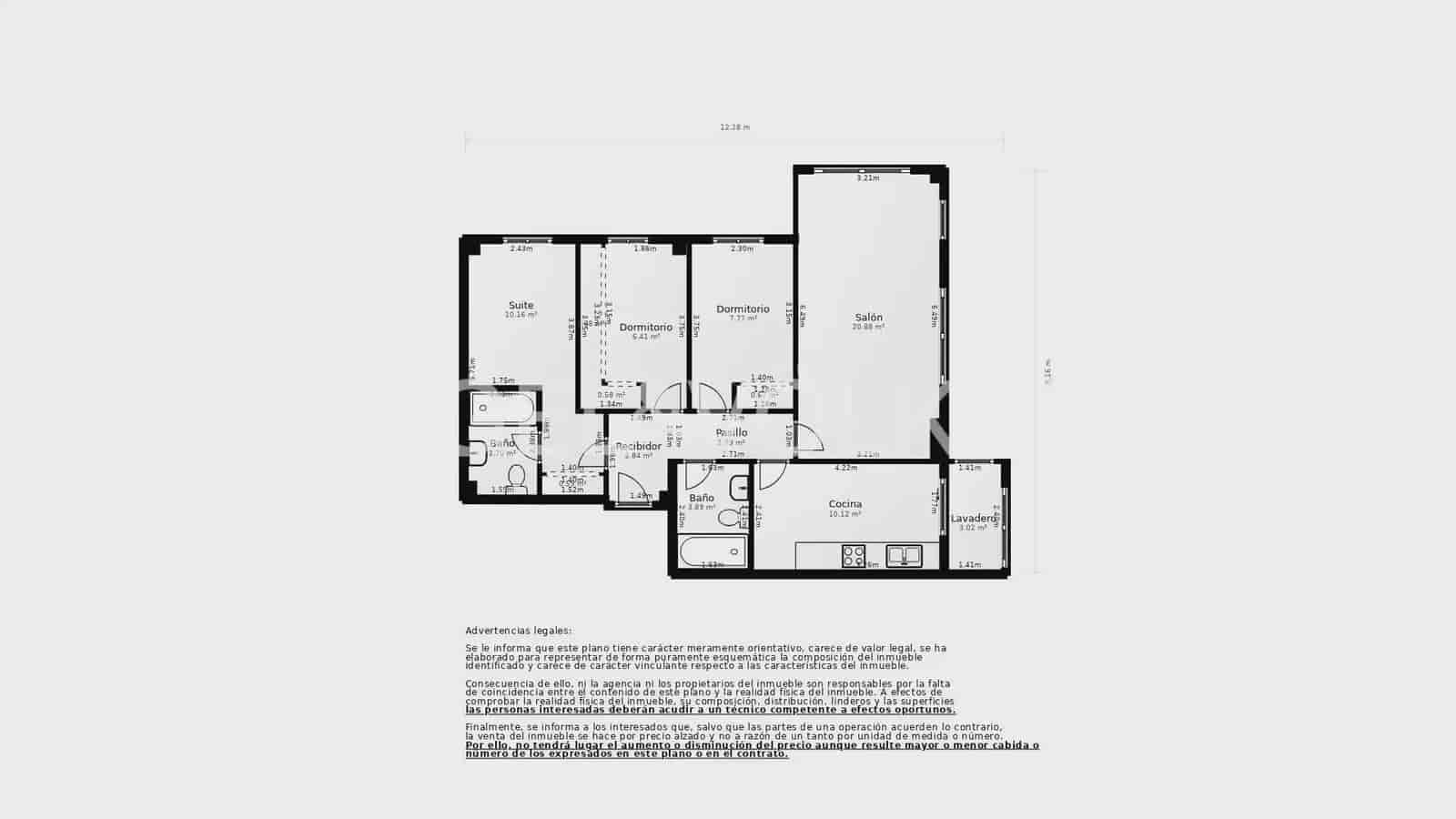 3 soveværelse Lejlighed til salg i Valencia by med swimmingpool garage - € 535.000 (Ref: 9989938)