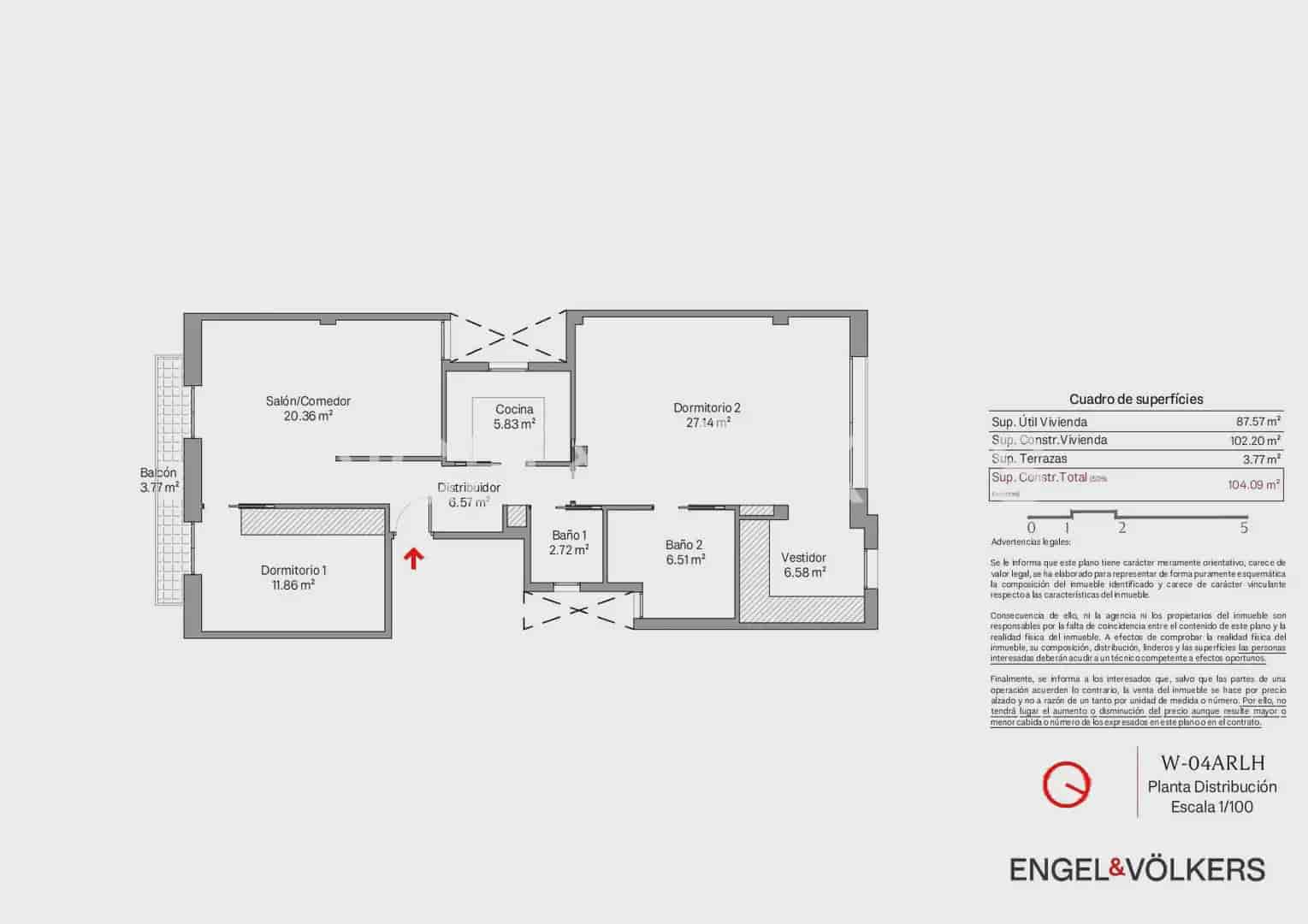 2 soveværelse Lejlighed til salg i Valencia by - € 495.000 (Ref: 9992027)