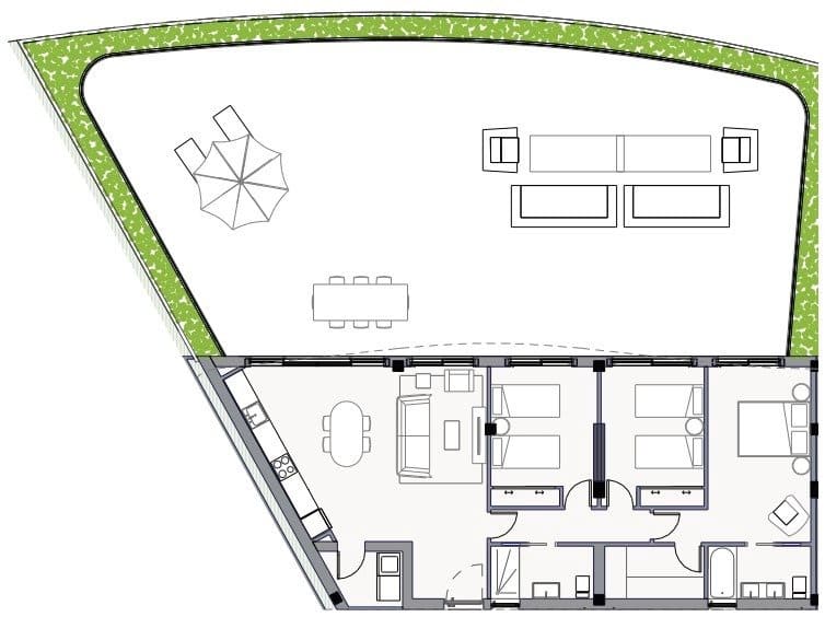 2 soveværelse Lejlighed til salg i Benidorm med swimmingpool - € 490.000 (Ref: 7247943)