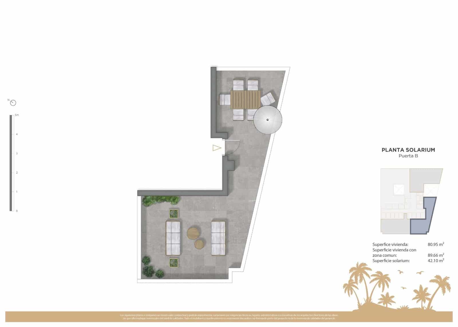 2 bedroom Penthouse for sale in Guardamar del Segura with pool - € 468,500 (Ref: 10040607)