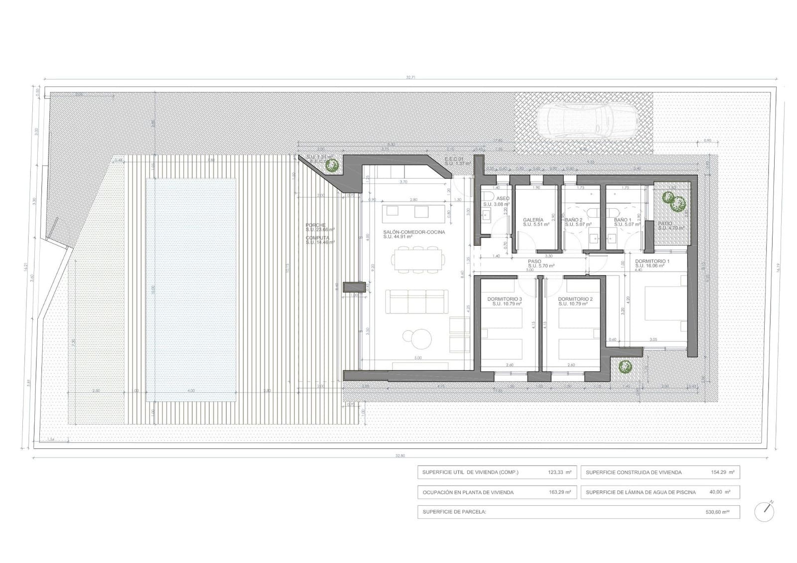 3 chambre Villa/Maison à vendre à Aspe avec piscine garage - 450 000 € (Ref: 10073478)