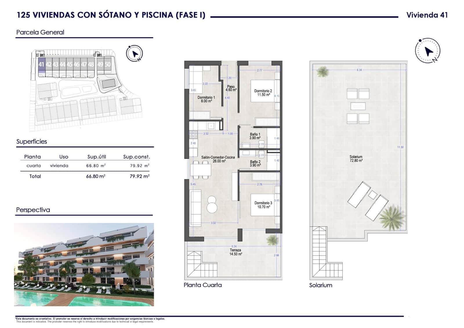 3 bedroom Penthouse for sale in Santiago de la Ribera with pool garage - € 310,000 (Ref: 10073519)