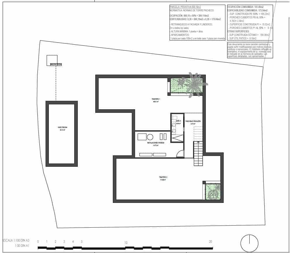 3 soverom Villa til salgs i Torre-Pacheco med svømmebasseng - € 1 961 000 (Ref: 10073660)