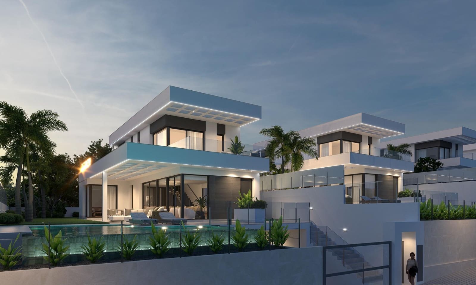3 makuuhuone Huvila myytävänä paikassa Finestrat mukana uima-altaan - 1 200 000 € (Ref: 10073786)