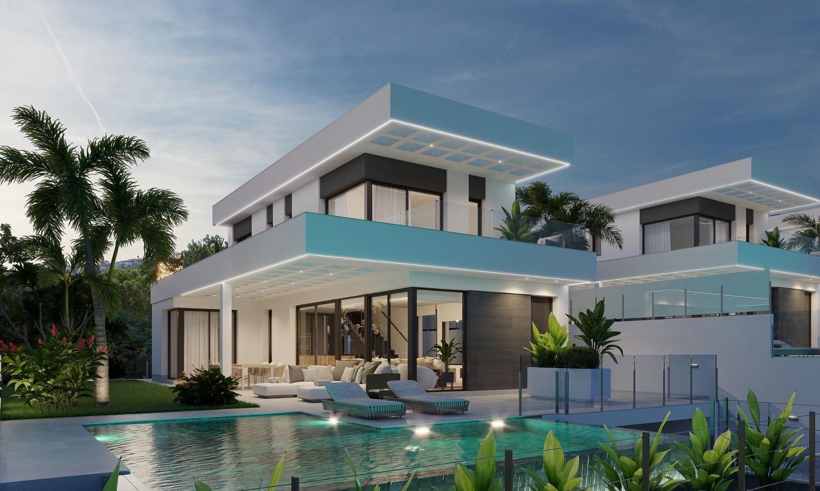 3 makuuhuone Huvila myytävänä paikassa Finestrat mukana uima-altaan - 1 200 000 € (Ref: 10073786)