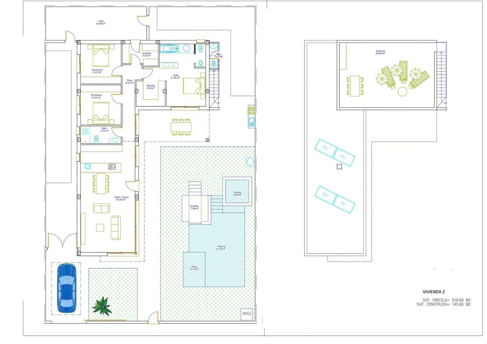 Chalet de 3 habitaciones en Sucina en venta con piscina garaje - 595.000 € (Ref: 10073990)
