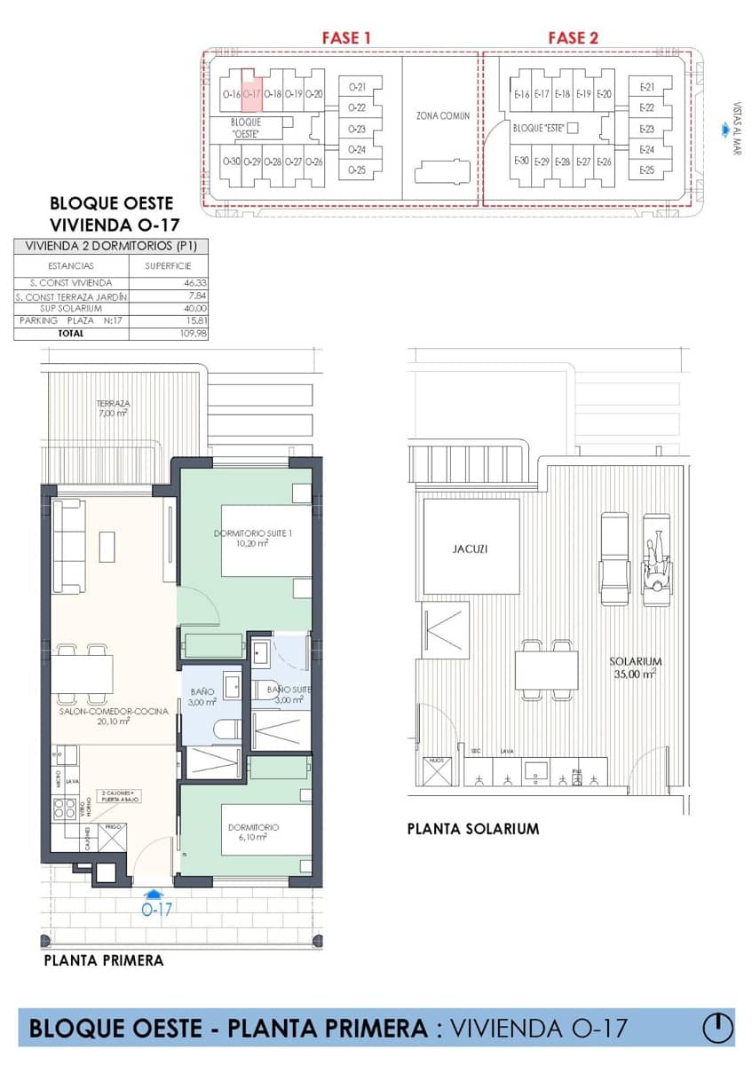 2 chambre Bungalow à vendre à Pilar de la Horadada avec piscine garage - 339 000 € (Ref: 10074175)