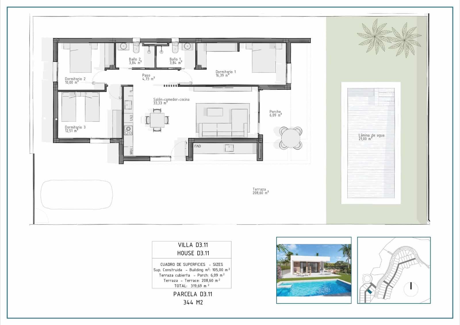 3 quarto Moradia para venda em Vera com garagem - 465 000 € (Ref: 10074244)