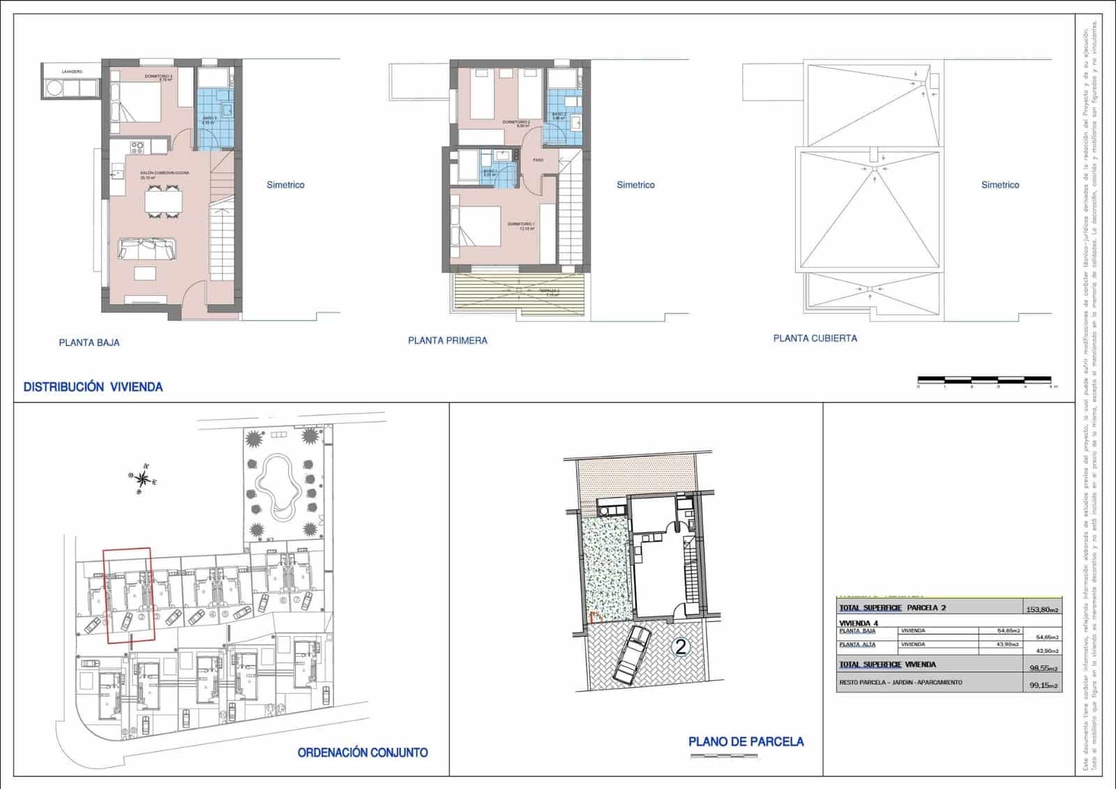 3 soveværelse Villa til salg i El Pinet med swimmingpool - € 459.000 (Ref: 10074292)