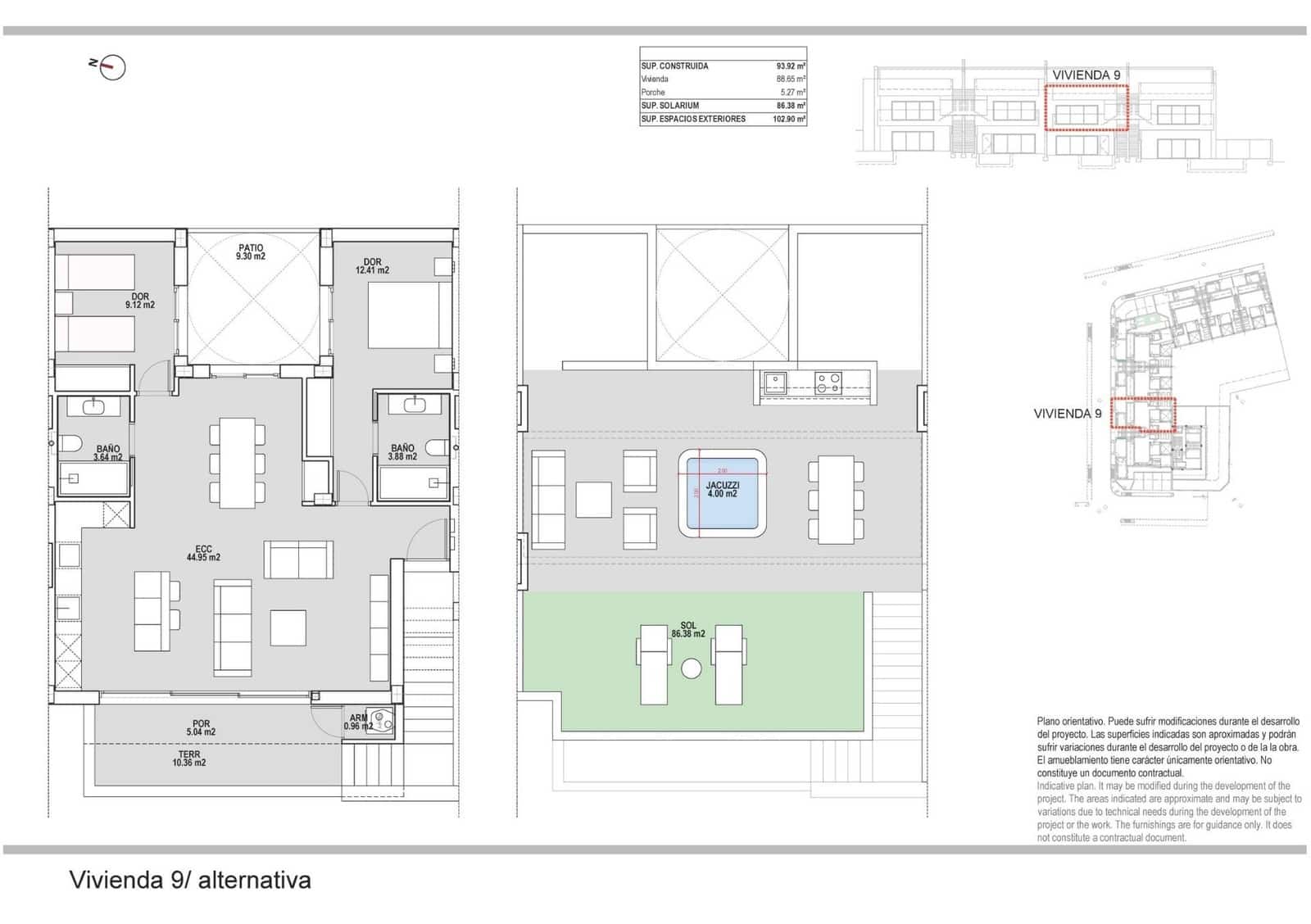 2 slaapkamer Bungalow te koop in Pilar de la Horadada met garage - € 369.500 (Ref: 10074401)