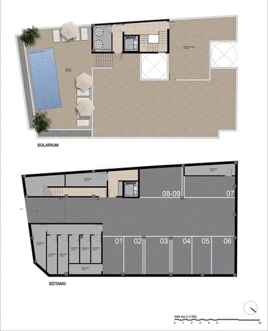2 soverom Penthouse til salgs i Catral med svømmebasseng garasje - € 213 000 (Ref: 10074423)