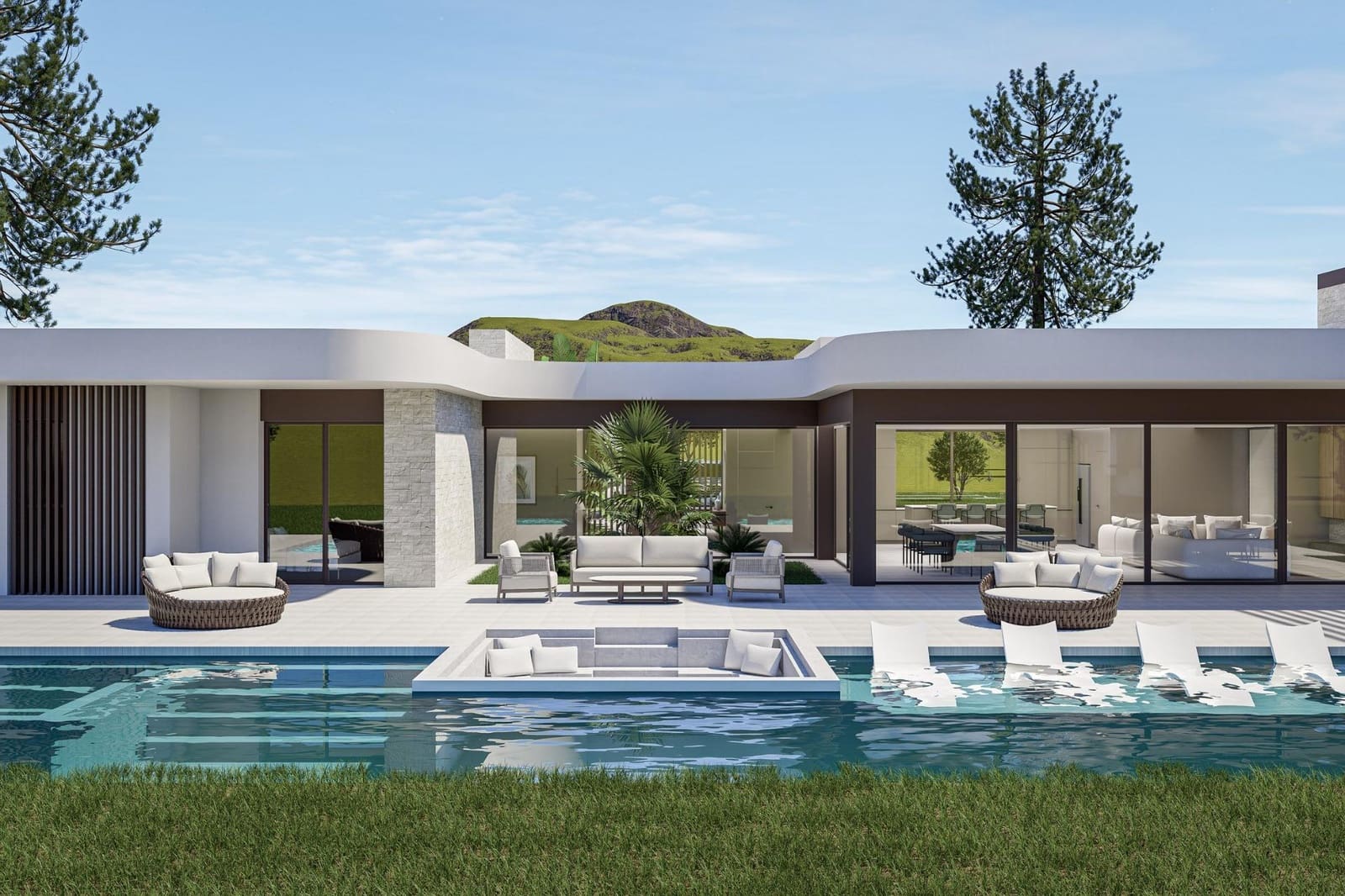 3 soverom Villa til salgs i Lel med svømmebasseng - € 852 000 (Ref: 10074456)
