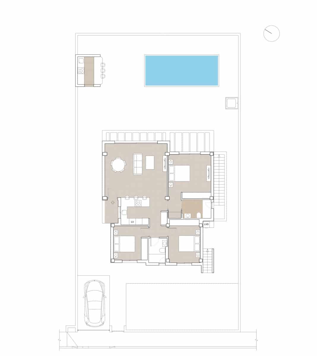3 slaapkamer Villa te koop in Polop met garage - € 648.650 (Ref: 10087004)