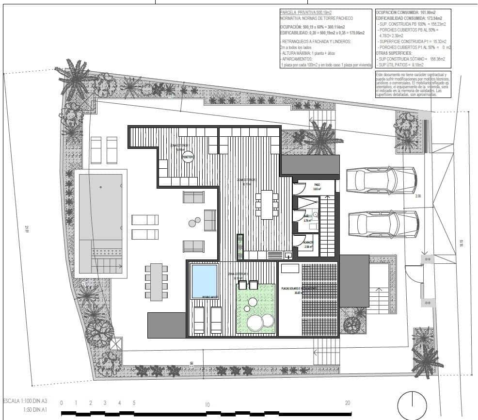 Chalet de 3 habitaciones en Torre-Pacheco en venta con piscina garaje - 1.961.000 € (Ref: 10087192)
