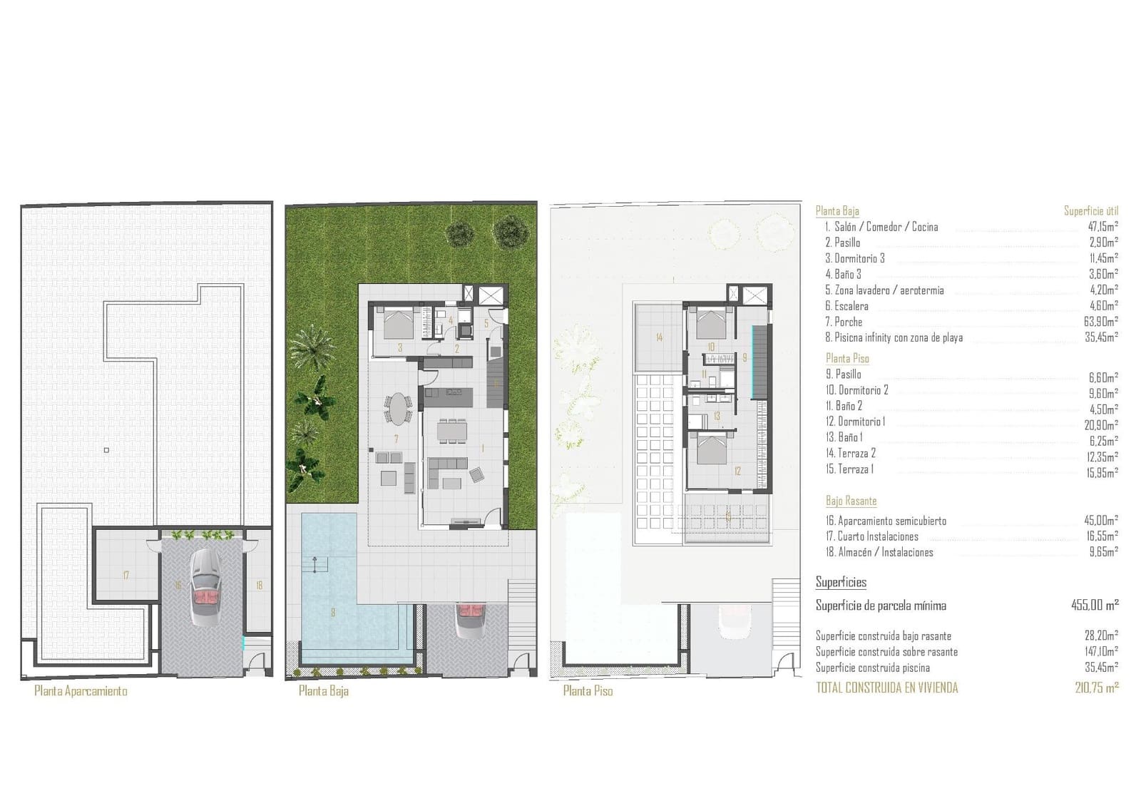 3 sypialnia Willa na sprzedaż w Finestrat z basenem garażem - 1 200 000 € (Ref: 10087318)