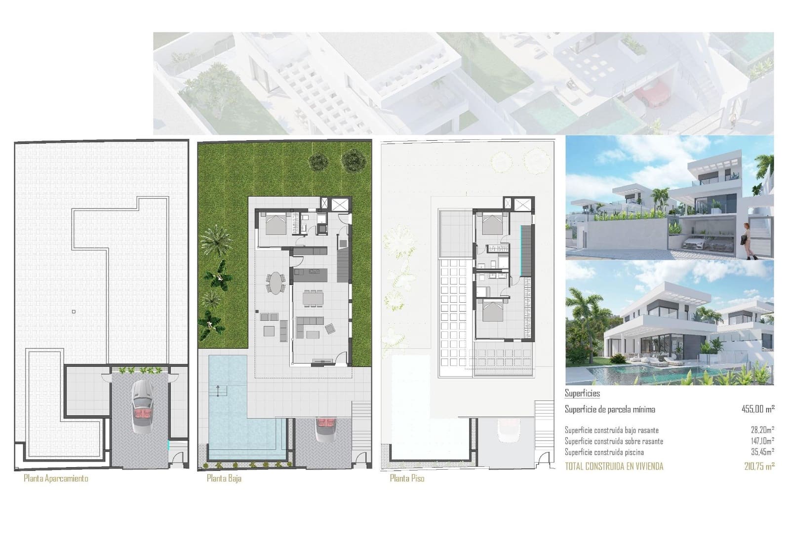 3 sypialnia Willa na sprzedaż w Finestrat z basenem garażem - 1 200 000 € (Ref: 10087318)