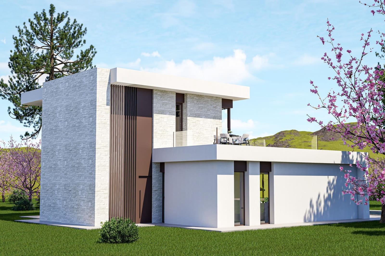 3 soveværelse Villa til salg i Lel med swimmingpool garage - € 702.000 (Ref: 10087987)