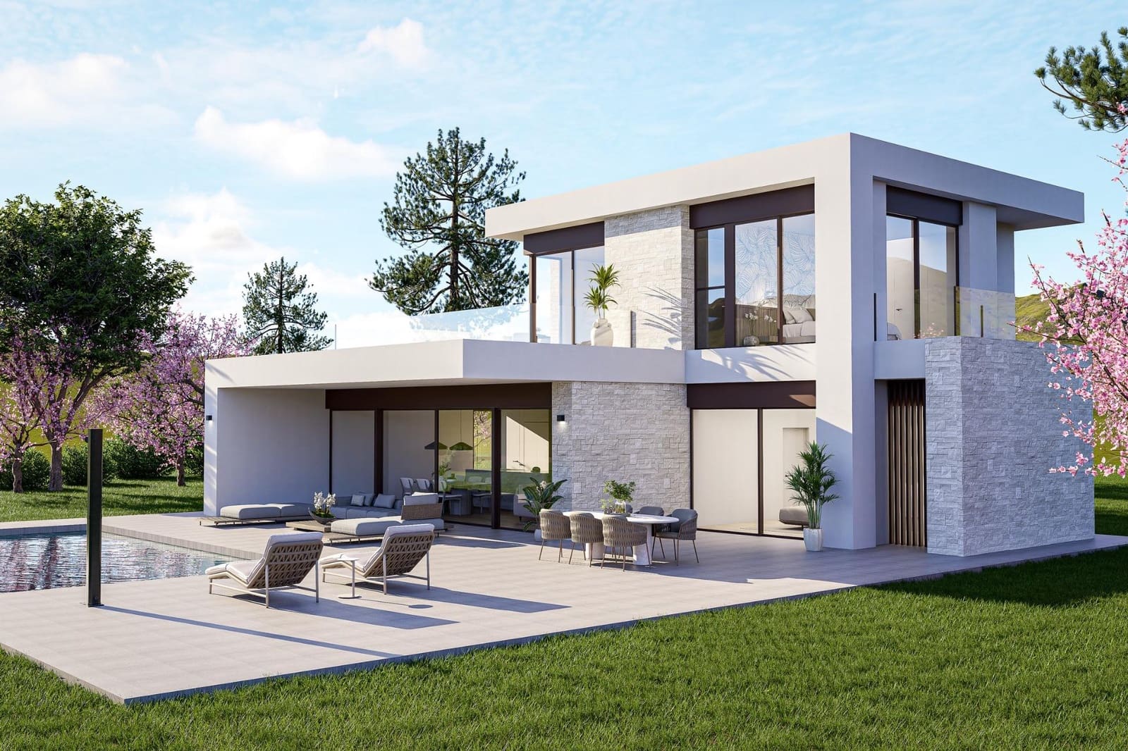 3 soveværelse Villa til salg i Lel med swimmingpool garage - € 702.000 (Ref: 10087987)