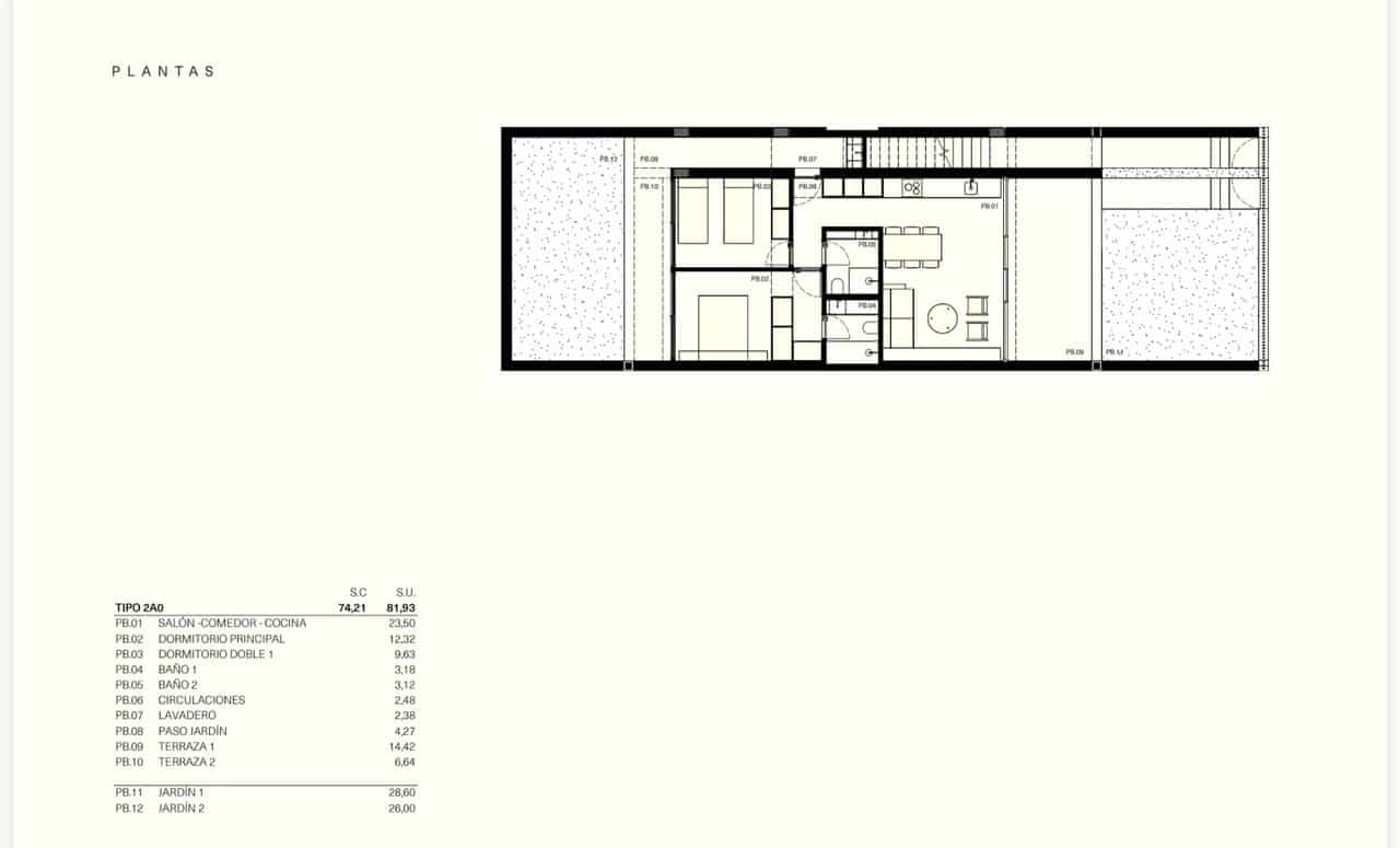 3 quarto Casa em Banda para venda em Los Altos com piscina garagem - 340 000 € (Ref: 10088122)