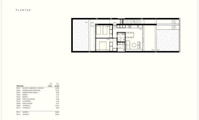 2 Zimmer Apartment zu verkaufen in Los Altos mit Pool Garage - 285.000 € (Ref: 10088136)