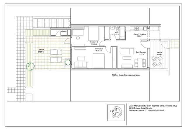 Apartamento de 2 habitaciones en Villamartin, Orihuela en venta - 225.000 € (Ref: 10088147)