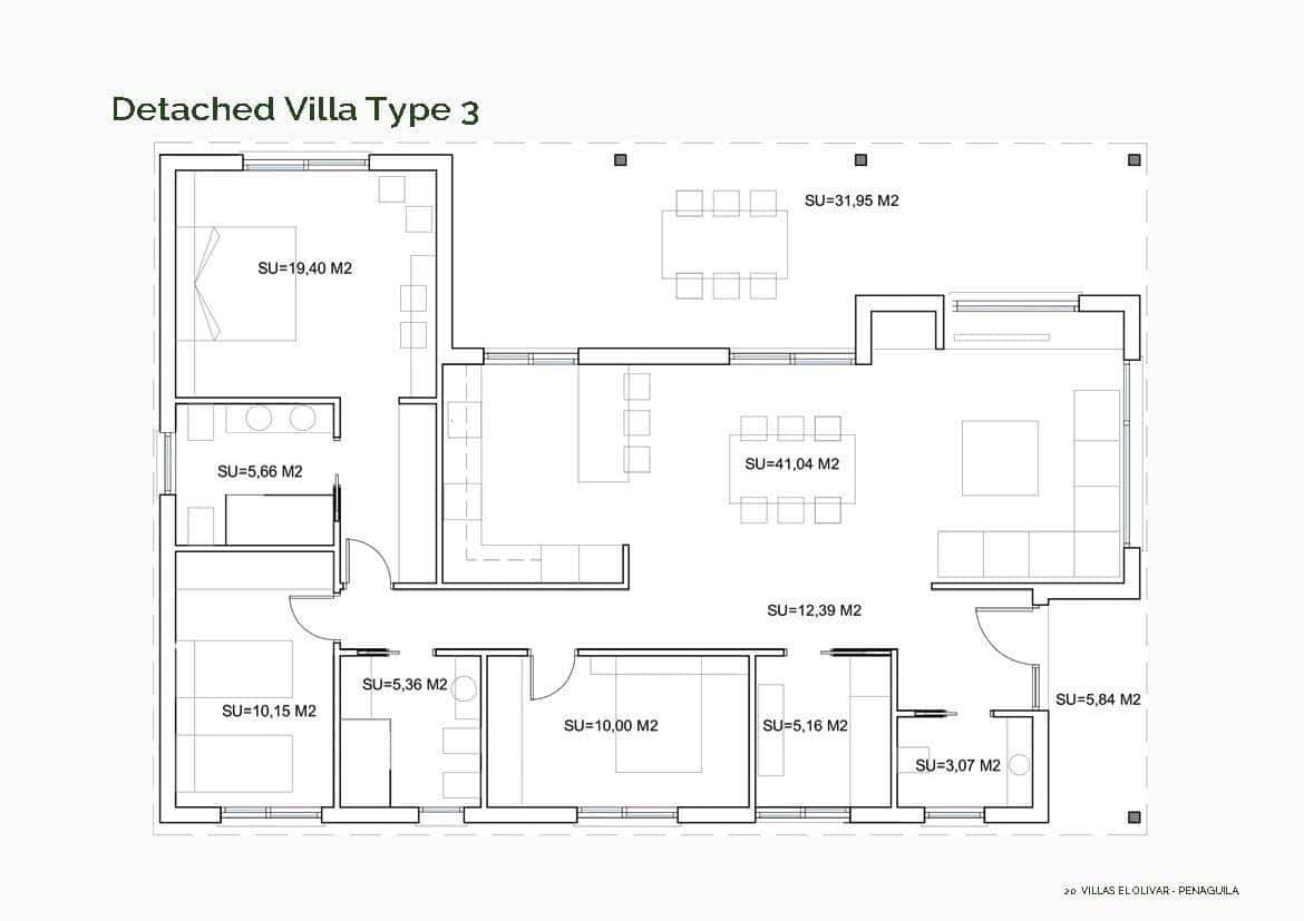 3 Zimmer Villa zu verkaufen in Penaguila mit Garage - 424.000 € (Ref: 10095969)