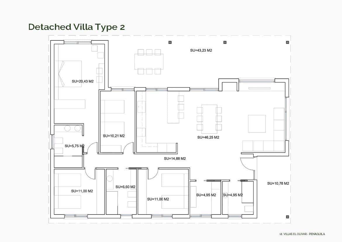 4 sovrum Villa till salu i Penaguila med garage - 516 000 € (Ref: 10095970)