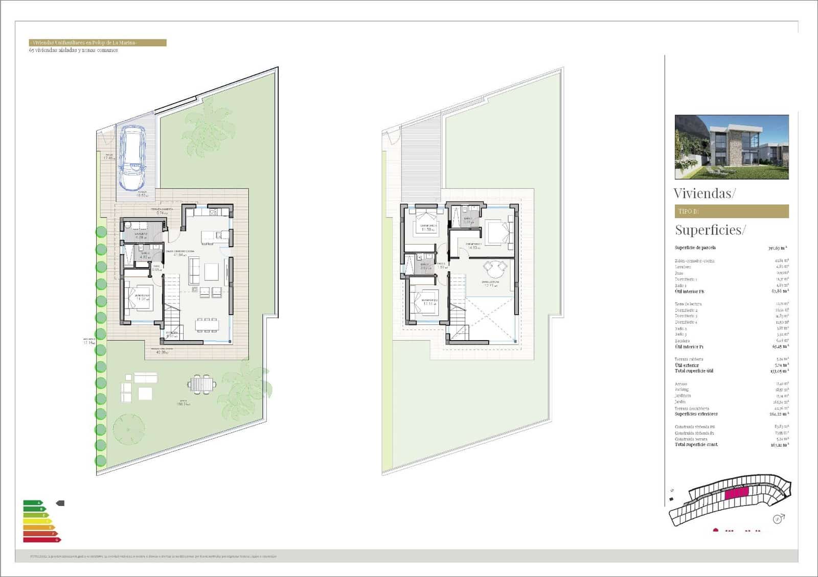 4 sovrum Villa till salu i Polop med garage - 582 500 € (Ref: 10096105)
