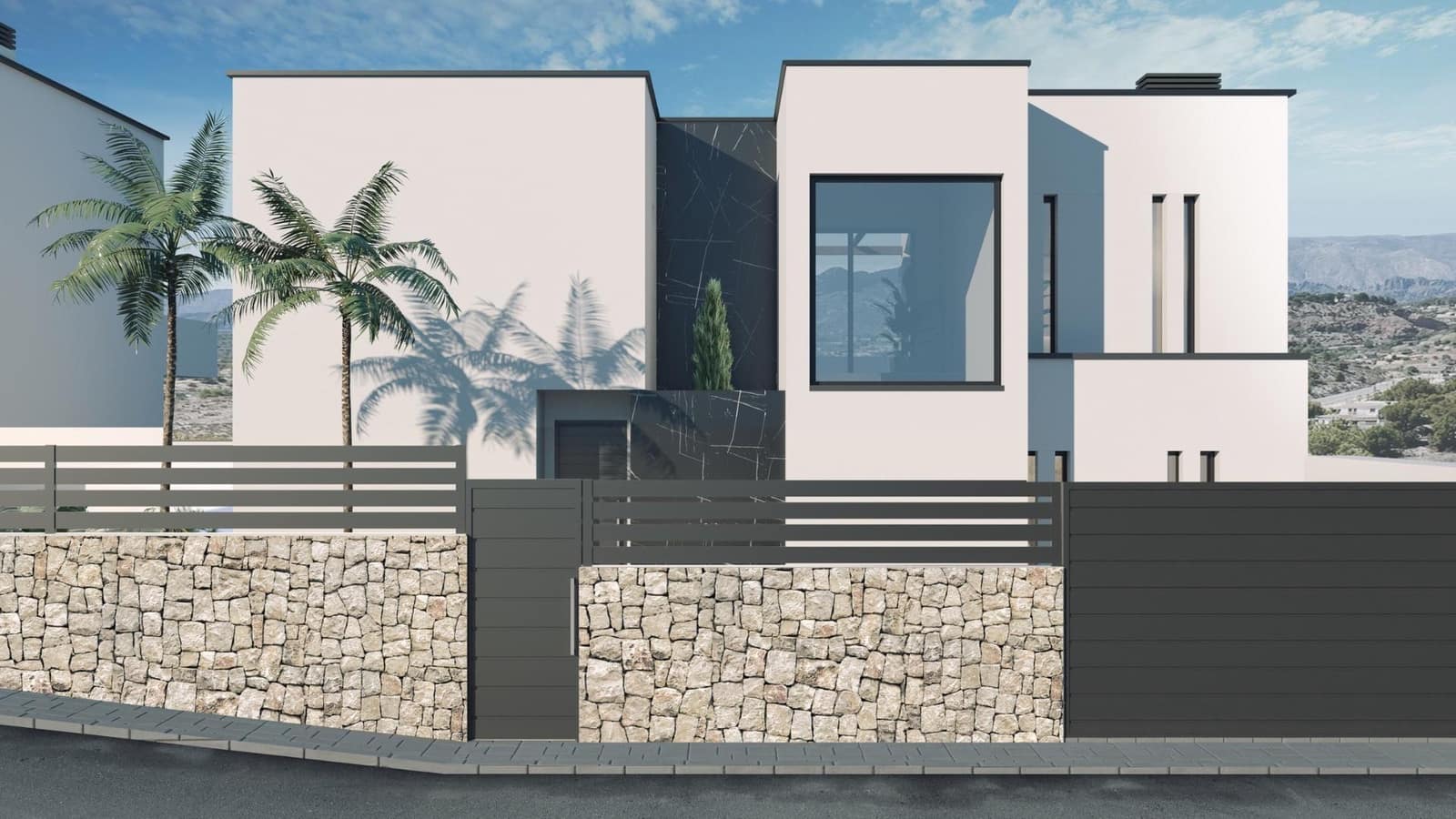 3 sypialnia Willa na sprzedaż w Finestrat z basenem garażem - 700 000 € (Ref: 10096374)
