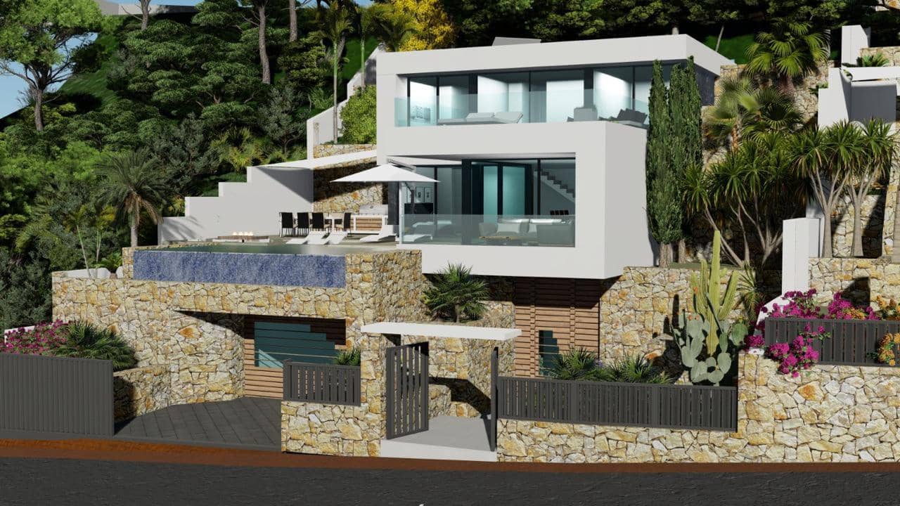 4 makuuhuone Huvila myytävänä paikassa Calpe / Calp mukana uima-altaan 
autotalli - 1 550 000 € (Ref: 10096391)