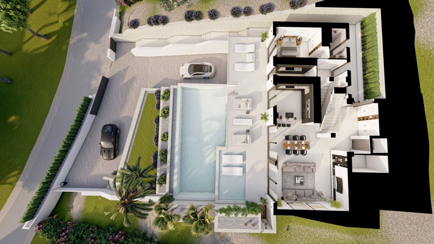 4 sypialnia Willa na sprzedaż w Altea z basenem garażem - 2 090 000 € (Ref: 10096427)