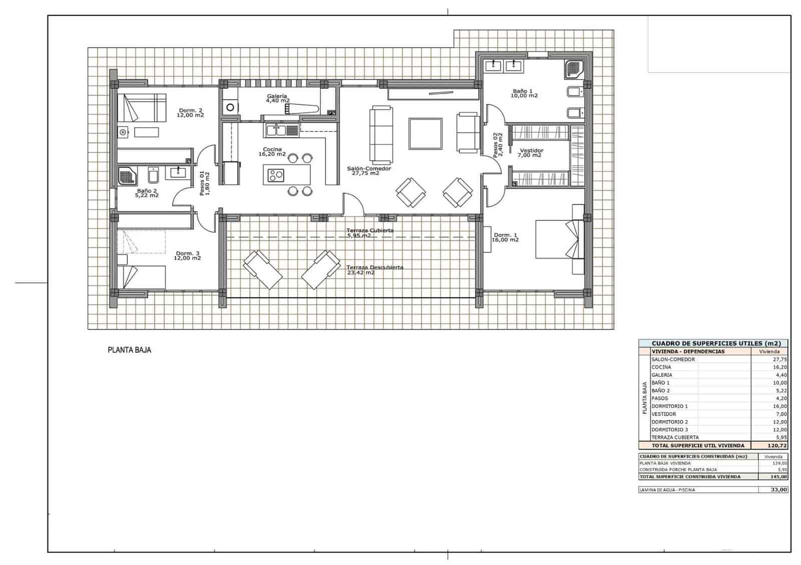 3 quarto Moradia para venda em Pinoso com piscina garagem - 398 000 € (Ref: 10096489)