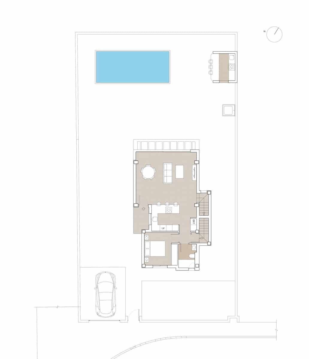 4 makuuhuone Huvila myytävänä paikassa Polop mukana 
autotalli - 638 650 € (Ref: 10096640)