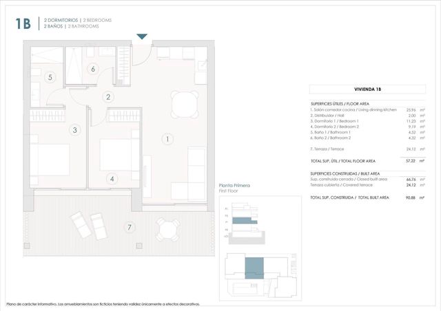 2 sypialnia Apartament na sprzedaż w Benijófar z basenem garażem - 285 000 € (Ref: 10096736)