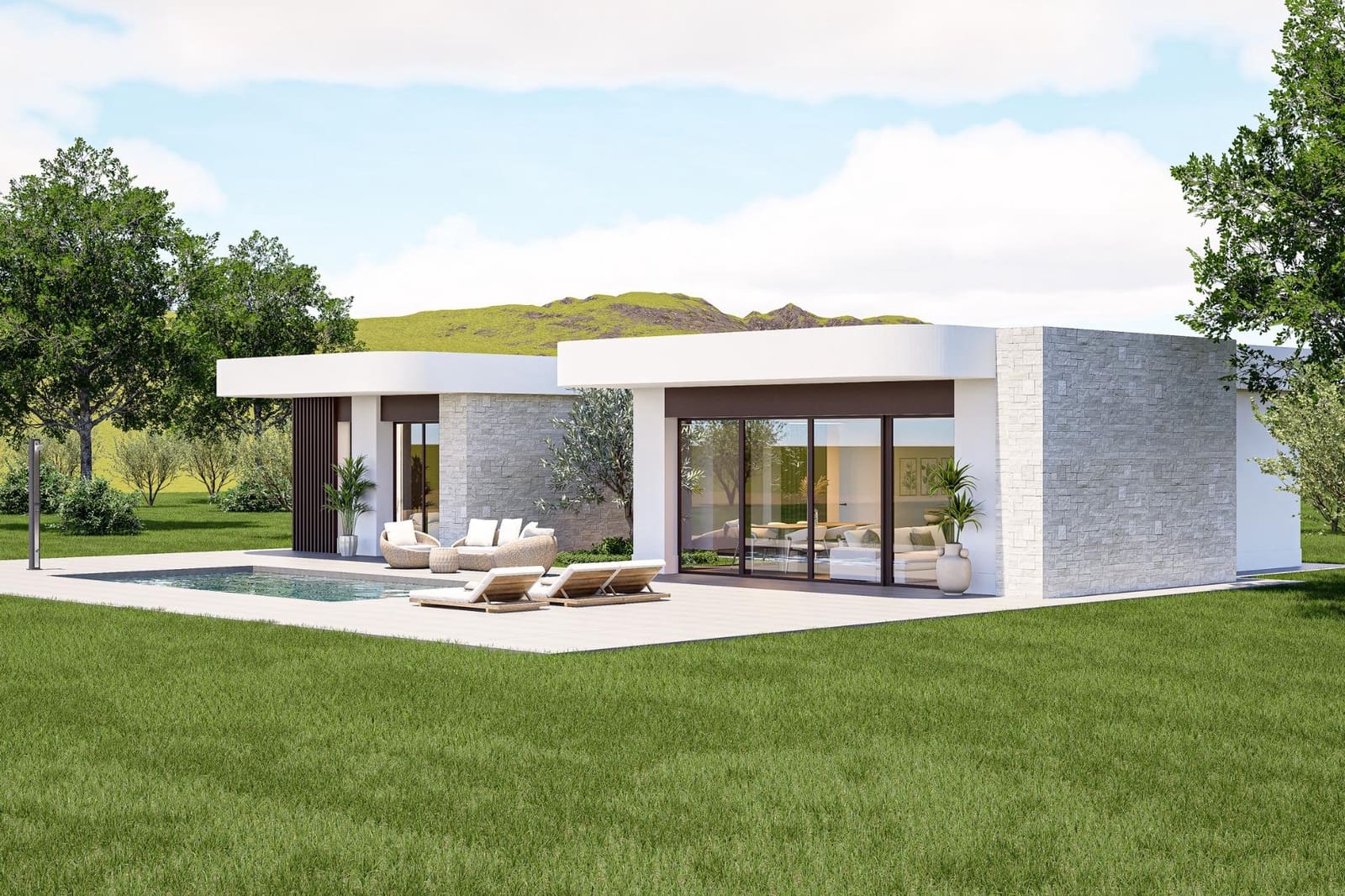 3 sypialnia Willa na sprzedaż w Lel z basenem garażem - 530 000 € (Ref: 10096848)