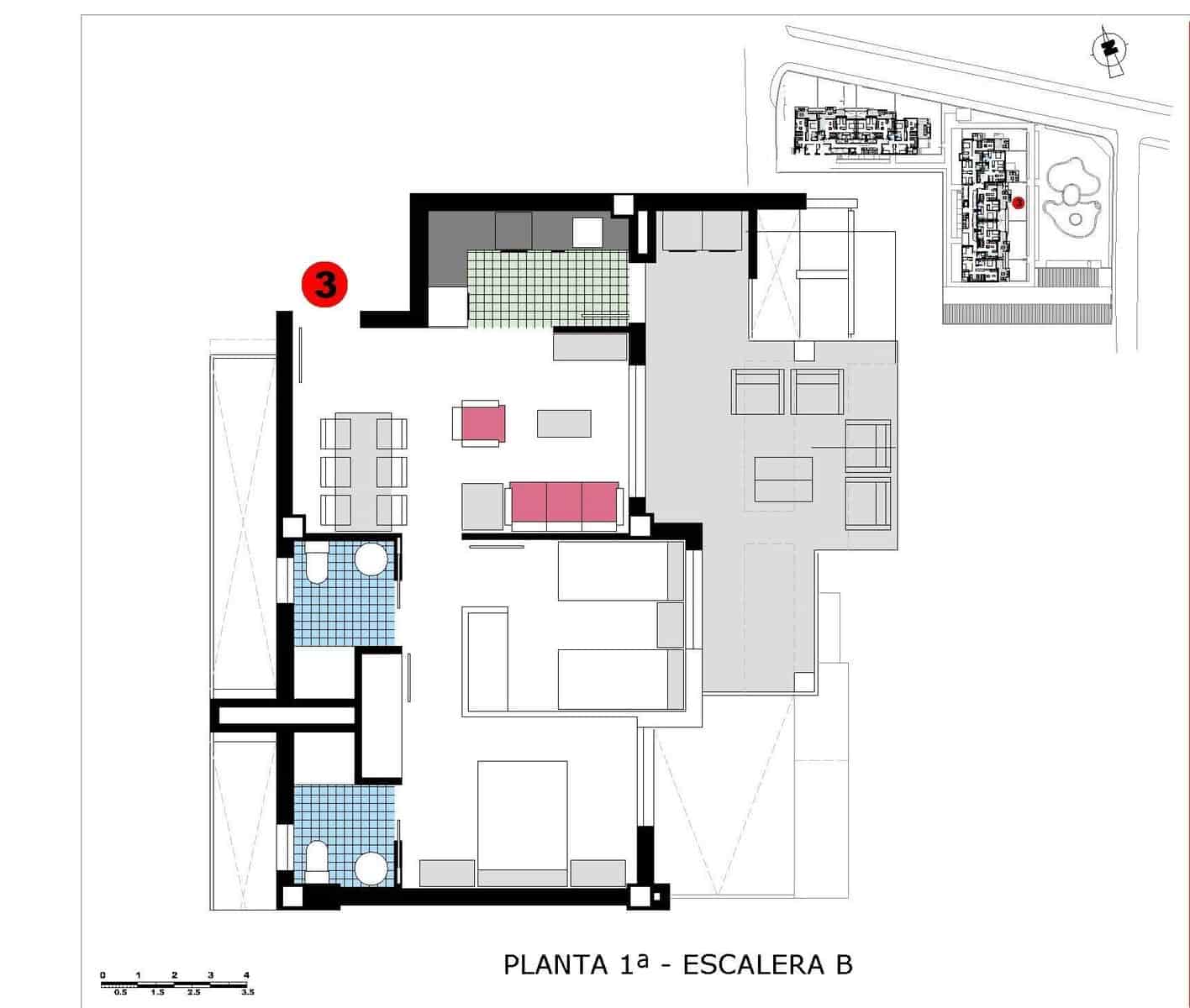 2 soveværelse Lejlighed til salg i Denia med swimmingpool - € 269.000 (Ref: 8329701)