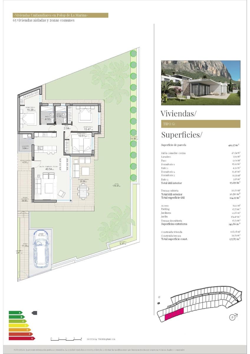 3 slaapkamer Villa te koop in Polop met garage - € 564.000 (Ref: 8830870)