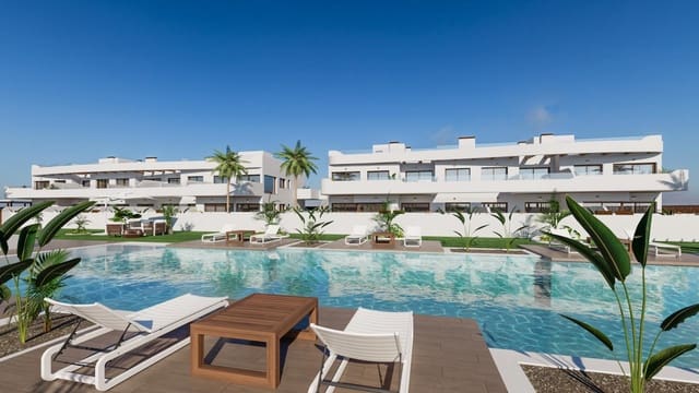 3 soveværelse Bungalow til salg i Las Lomas de Rame - Bahía Bella, Los Alcázares med swimmingpool garage - € 309.000 (Ref: 9083177)