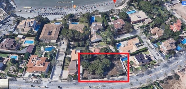 Ubebygd land til salgs i Cabo Roig, Orihuela - € 999 995 (Ref: 9084217)
