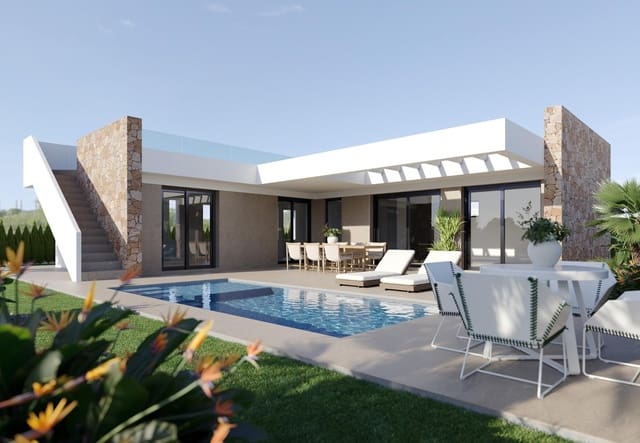 3 soveværelse Villa til salg i Hacienda del Alamo, Fuente Alamo de Murcia med swimmingpool garage - € 329.900 (Ref: 9156470)