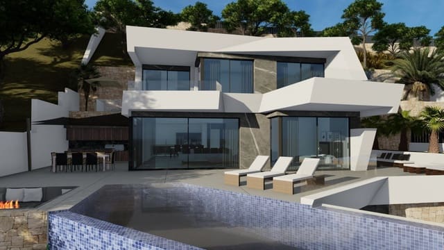 4 soverom Villa til salgs i Maryvilla, Calpe / Calp med svømmebasseng garasje - € 1 690 000 (Ref: 9157356)