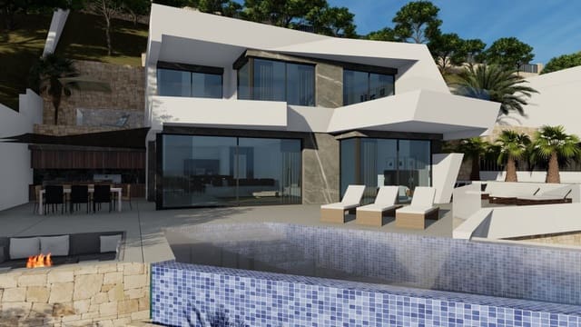 4 soverom Villa til salgs i Maryvilla, Calpe / Calp med svømmebasseng garasje - € 1 690 000 (Ref: 9157356)