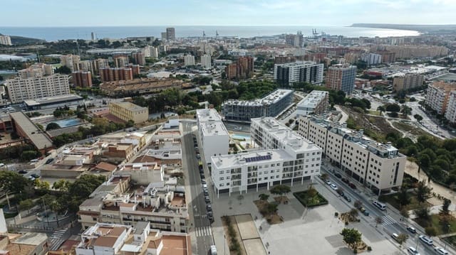 2 Zimmer Penthouse zu verkaufen in San Agustín, Alicante / Alacant Stadt mit Pool Garage - 232.500 € (Ref: 9157401)