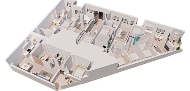 2 quarto Apartamento para venda em Pilar de la Horadada - 137 000 € (Ref: 9299360)