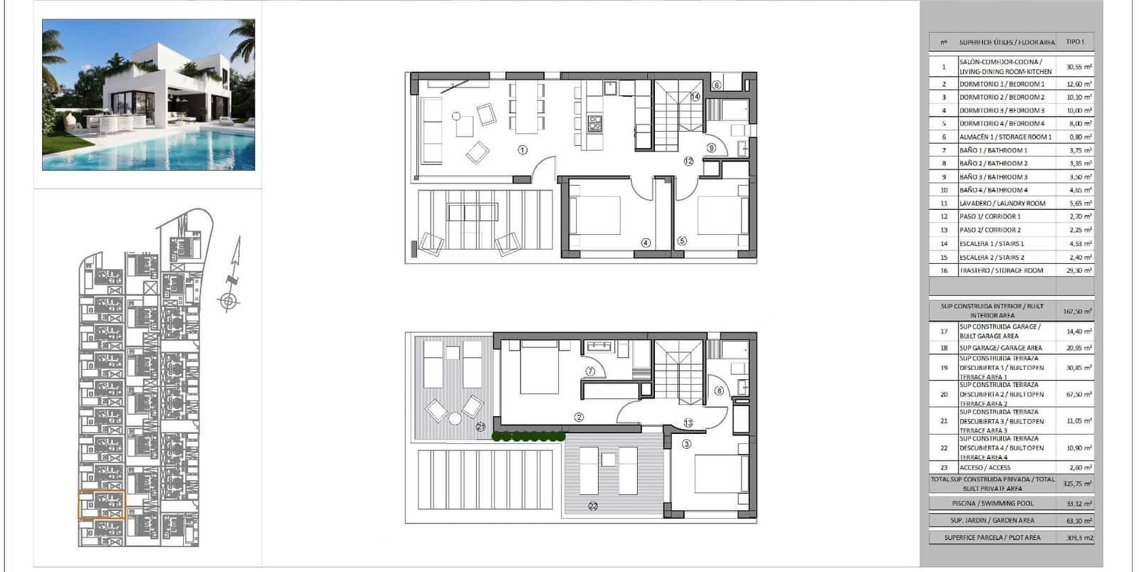 5 sovrum Villa till salu i Finestrat med pool garage - 672 000 € (Ref: 9316228)