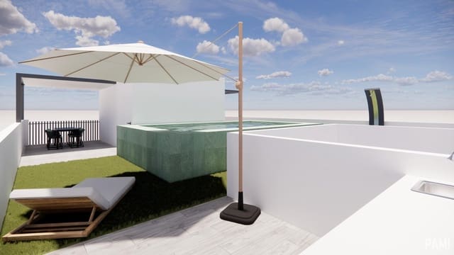 2 soveværelse Penthouse til salg i Torre de la Horadada, Pilar de la Horadada med swimmingpool - € 350.000 (Ref: 9341705)