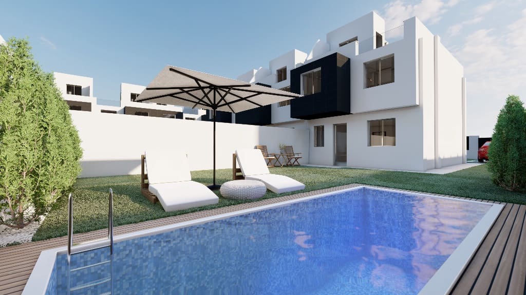 3 quarto Casa em Banda para venda em Santiago de la Ribera com piscina garagem - 345 000 € (Ref: 9440905)