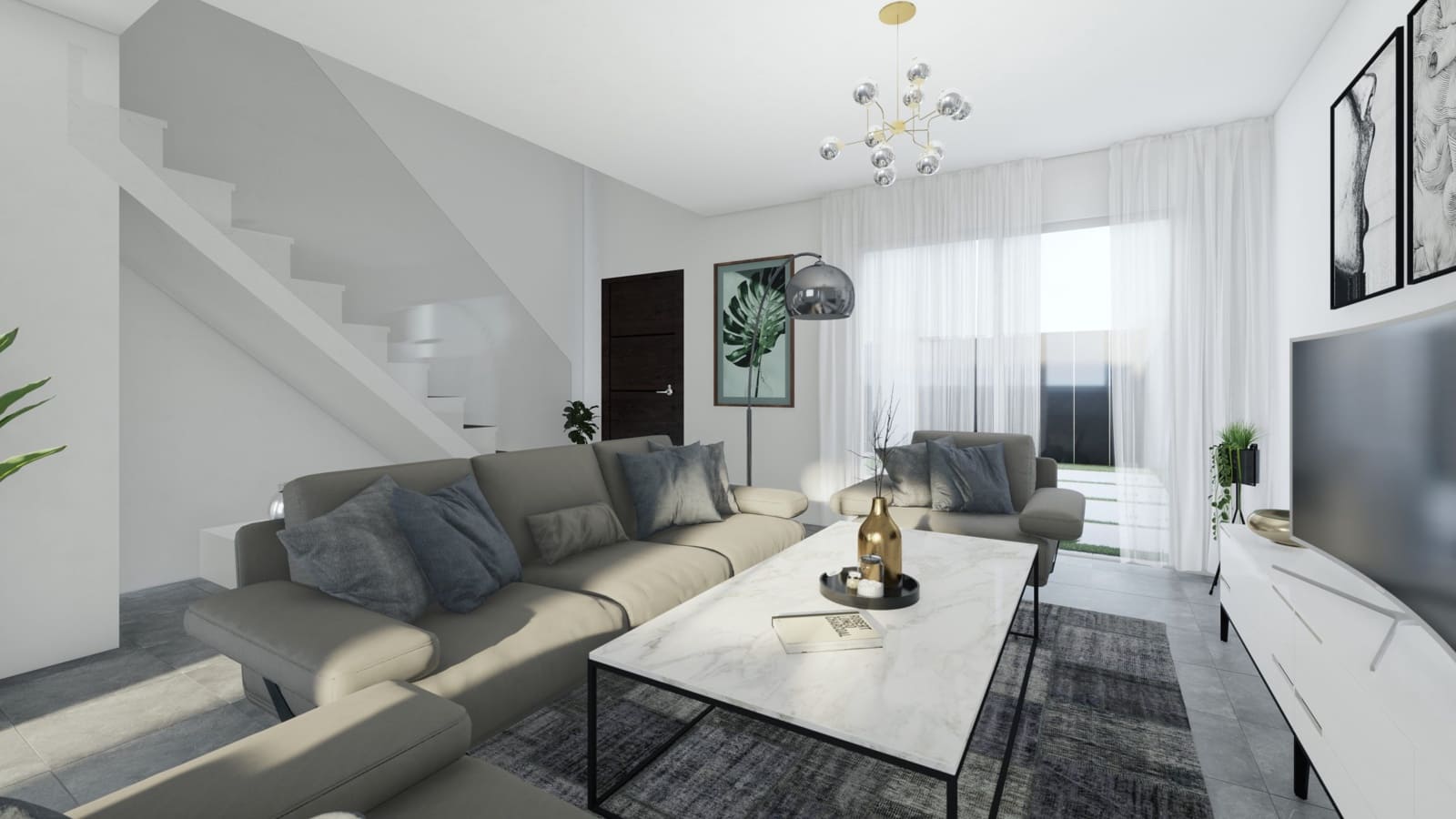 3 quarto Casa em Banda para venda em Santiago de la Ribera com piscina garagem - 345 000 € (Ref: 9440905)